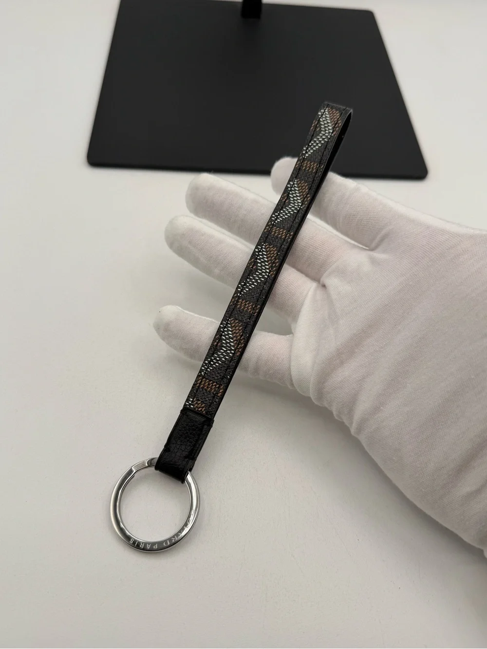 Goyard Two tone Sesame KeyChain Ring